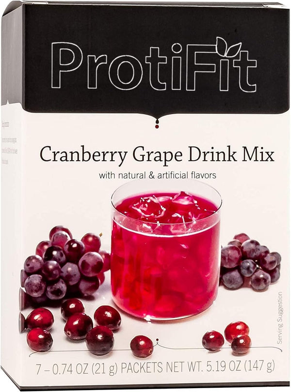 ProtiFit High Protein Fruit Flavored Powder Drink Mix, 15g Protein, Low Calorie, Sugar Free, 7 Servings Per Box