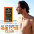 Woody's Men's 2-in-1 Hair & Body Shampoo Bar, 8 Oz., Rich Lather Formula, Nourishes & Moisturizes