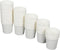 PERSELOSO 100pcs Small Disposable White Paper Mouthwash Cups 1.7oz (50ml) Rinse Cups for