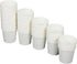 PERSELOSO 100pcs Small Disposable White Paper Mouthwash Cups 1.7oz (50ml) Rinse Cups for
