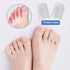 Yomanosk 30PCS Silicone Anti-Friction Toe Protector,Soft Clear Little Gel Toe Protectors Breathable Toe Covers for Men
