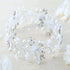 Unicra Flower Bride Wedding Hair Vine Crystal Bridal Headbands for Women and Girls Pearl Hair Accessories (Silver)