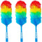 3 Pack Upgrade 19” Rainbow Static Feather Duster with Washable Head - Bigger Head, More Fibers, Less Loss