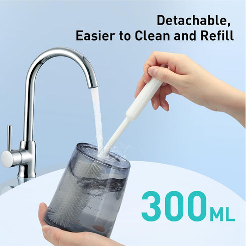 COSLUS Water Dental Flosser Pick for Teeth, 4 Modes Cordless Portable 300ML Water Teeth Cleaner, IPX7 Waterproof