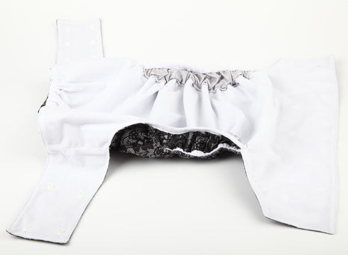 Teen Adult Cloth Diaper Nappy Reusable Washable for Disability (Animal Fox Rabbit)