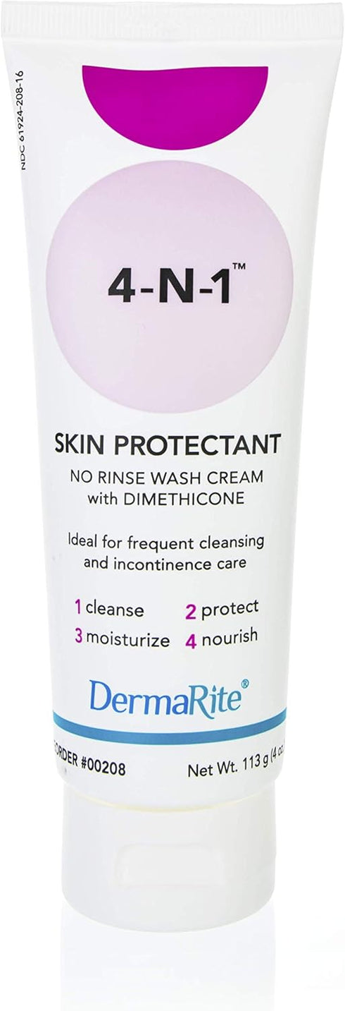 Dermarite Industries 4-n-1 Wash Cream Tube