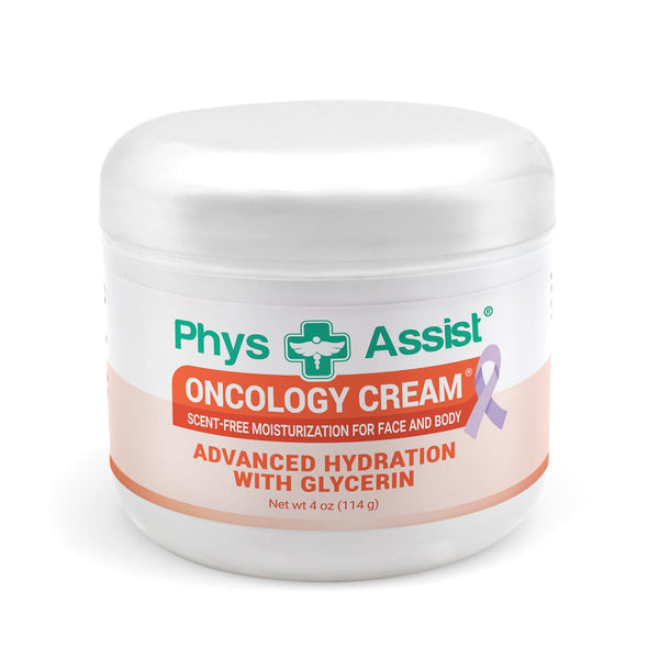 PhysAssist 4 oz Oncology Recovery Cream, Unscented, Super Moisturizing for Dry, Itchy & Sensitive Skin