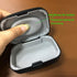 Hearing Aid Hard Case, Portable Protective Storage for BTE CIC IIC ITE (Black)