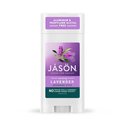 Jason Deodorant Stick, Calming Lavender, Aluminum Free, 2.5 Oz