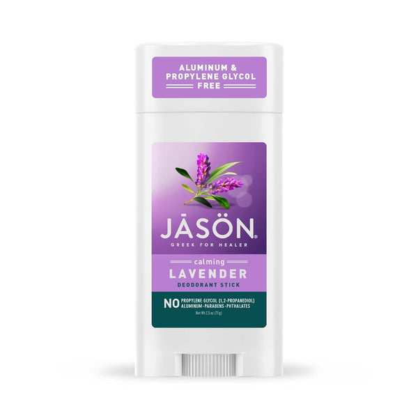 Jason Deodorant Stick, Calming Lavender, Aluminum Free, 2.5 Oz