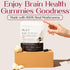 Auri Super Mushroom Focus Gummies - 60 Vegan Friendly Gummies with Lion's Mane, Alpha GPC & Rhodiola for Cognitive