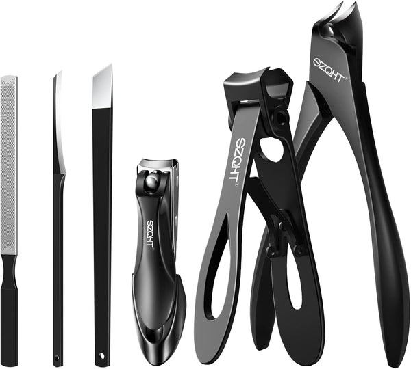 SZQHT Podiatrist Toenail Clippers Set, Professional Heavy-Duty Nail Clippers for Thick & Ingrown Nails