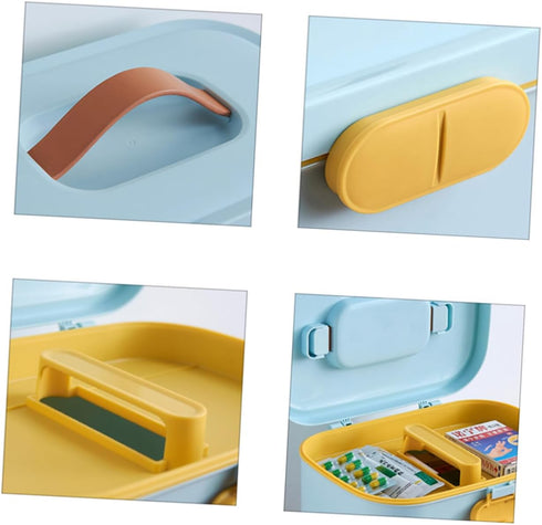 Versatile First Aid Organizer with Handle for Indoor & Outdoor Use