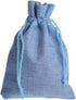Tvoip 30Pack Burlap Bags with Drawstring, Gift Bags for Wedding Party and DIY Craft (Light Blue)