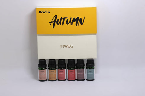 Set 6 10ML Autumn- Gift of Premium Fragrance Oils - Fragrance Oils for Perfume, Soap & Candle Making Scents, Wild Rose