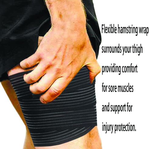 Thigh Compression Garment Bandage Brace Wrap Suitable for Men and Women, Knee Lower Leg Calf Support Band, Thigh Pain Relief