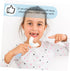 Set 4pcs FRCOLOR Kids U-Shaped Toothbrush Soft Silicone Baby Oral Cleaner Fun Design for Healthy Gums for Travel