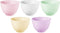 Hulless 3.3 Inch Silicone Facial Mask Mixing Bowl, Medium Multi-Colored 5 Pcs for Facial Mask & Skincare