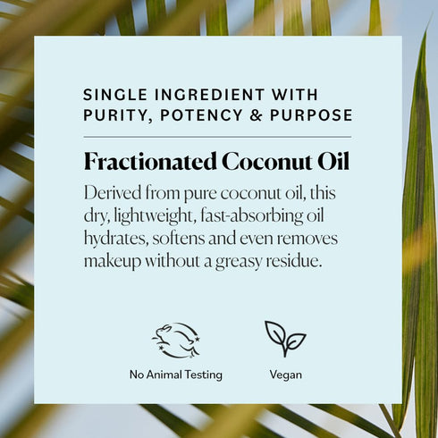 Sky Organics Fractionated Coconut Oil - Hydrating Dry Oil for Moisture, Makeup Removal, 100% Pure, 8 fl. Oz
