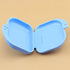 6 Pieces Retainer Case Mouth Guard Storage Container with Carabiner Hook and Air Vent Holes for Dental Teeth