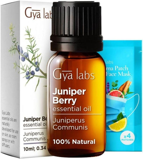 Gya Labs Juniper Berry Essential Oil for Diffuser - 0.34 Fl Oz - 100% Pure Natural Oil for Skin & Candle Making