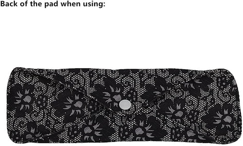 ReUseLife 5 Pack 10 Inch Cloth Menstrual Pads,Reusable Sanitary Pads,Washable Panty Liner,Unscented