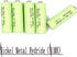 12 Pack 1.2V Ni-MH 2/3AA Rechargeable Battery 400mAh with Button Top for Solar Lights, E-Toothbrush