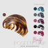 Rosette Large Chic Styling Glass Claw Clip Hair Clamps, Grips for Thick Hair, Women and Girls
