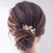 JAKAWIN Pearl Bride Wedding Hair Pins, Bridal Hair Piece Accessories for Women, Gold