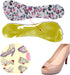 Bringsine Velvety Insole Gel Shoe Insoles for Women - 3/4 Pain Relief Inserts for High Heels, Comfortable Heel Pain
