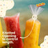 Treats,100-Count, 1-Pack De Mi Pais Topogigios Ice Cream Bags; Perfect for Bolis, Popsicles, and Ice Storage, Durable