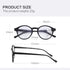 ZENOTTIC Blue Light Blocking Round Reading Glasses for Men Women, Magnification 0.0 to 3.5