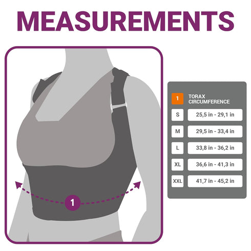 Boost Upper Back Brace - Adjustable Posture Corrector for Pain Relief and Back Support, X-Large Black