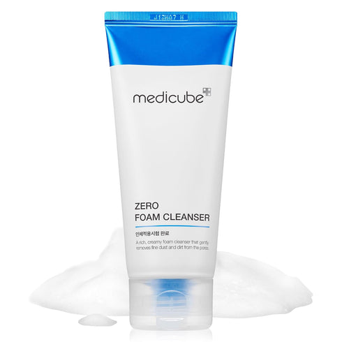 Medicube Zero Foam Cleanser for Sensitive Skin - Korean Skincare, Sebum Control, Moisture Balance, Pore Minimization