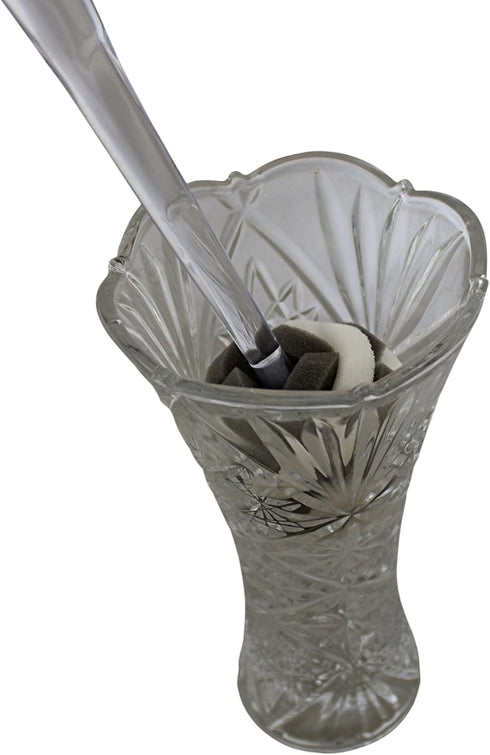 Soft Touch Multi-Purpose Sponge Puff Dish Brush - 11.5" with Ergonomic Handle