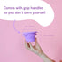 Pixie Menstrual Cup Compact Sterilizer for Feminine Care - Good for Public Restrooms, Camping or Dorms - Collapsible