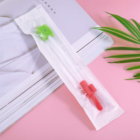 Wellgler's Oral Care Single Use Suction Swab, Box of 30