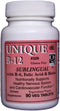 Unique B-12 Sublingual B Vitamins, 90 Vegi Caps