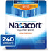 Nasacort 24HR Allergy Nasal Spray for Adults, Non-drowsy, Alcohol Free, 240 Sprays, 0.57 fl.oz. 2Ct