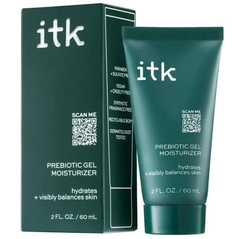 Prebiotic Gel Moisturizer for Oily, Acne-Prone Skin, 2 Fl Oz