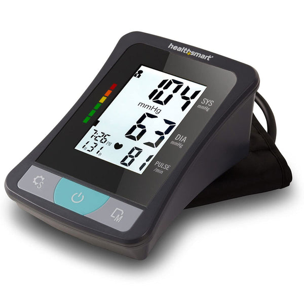 HealthSmart Digital Select Arm Blood Pressure Monitor with Automatic Cuff, Stores 120 Readings for 2 Users