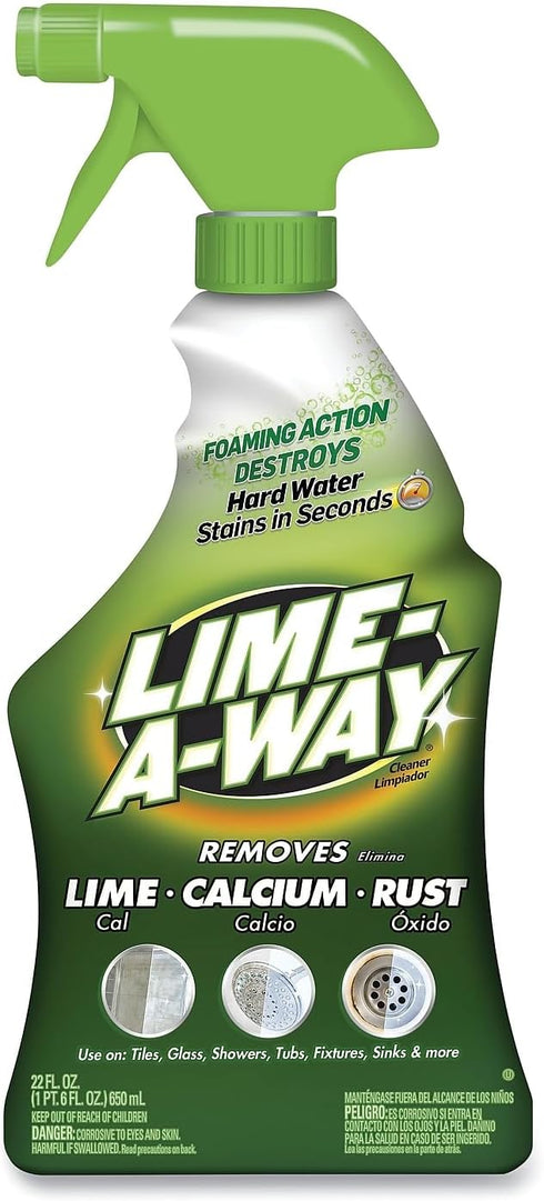 Lime-A-Way Cleaner, 22 Fluid Ounce for Effective Cleaning