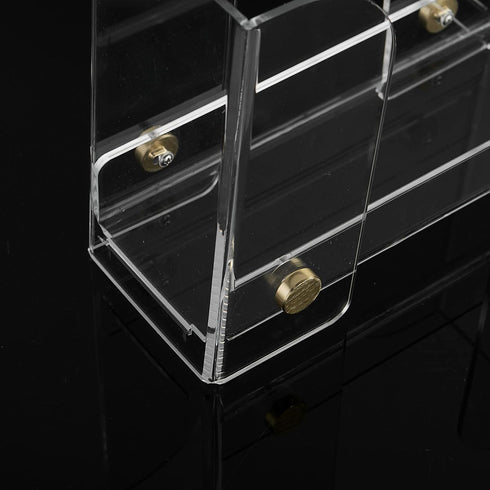 Folded Paper Towel Holder - Acrylic Countertop Dispenser for Z-fold, C-fold or Multi-Fold Paper Towels