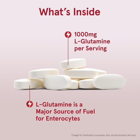 Jarrow Formulas L-Glutamine 1000 mg - Amino Acid Supplement for Muscle Tissue, Immune Support & Metabolism - 100