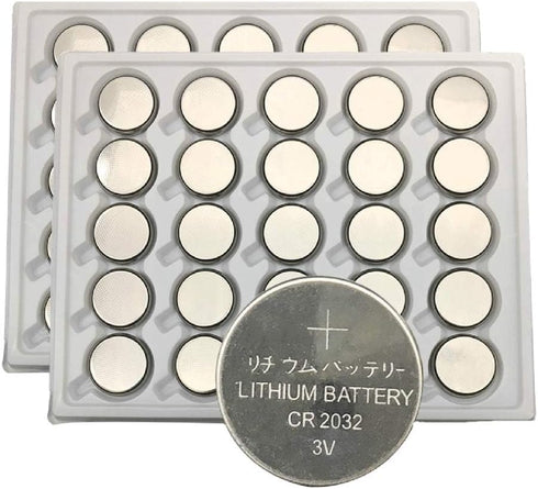 CR2032 3V 2032 Lithium Button Cell Battery, 50 Count