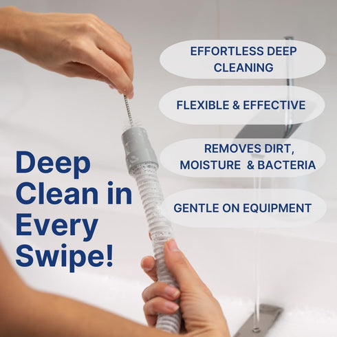Snugell CPAP Tube Cleaning Brush Set – 84-Inch Flexible Cleaner for Tube Interiors & Masks