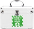 Green First Aid Kit Sign Decals, 4 Inch Adhesive Safety Sign, UV Resistant, 8 Pcs Industrial Warning Decal for Trucks