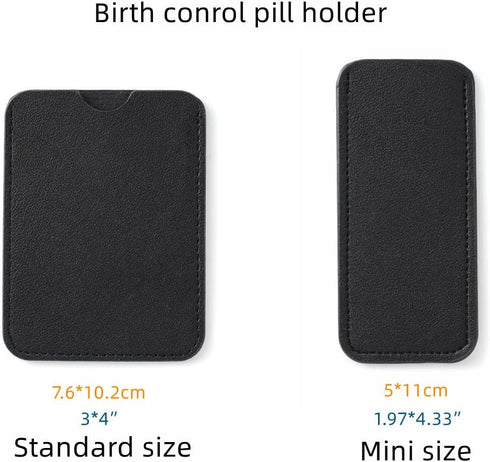 Packets 5cm 11cm Birth Control Pill Case Holder for Mini Pill x (Purple)