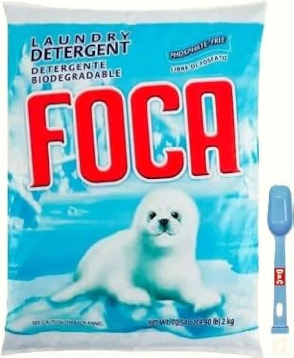 VECOSAS Foca Laundry Detergent 4.4 lb Bag - with Spoon., 4.41 Pound (Pack
