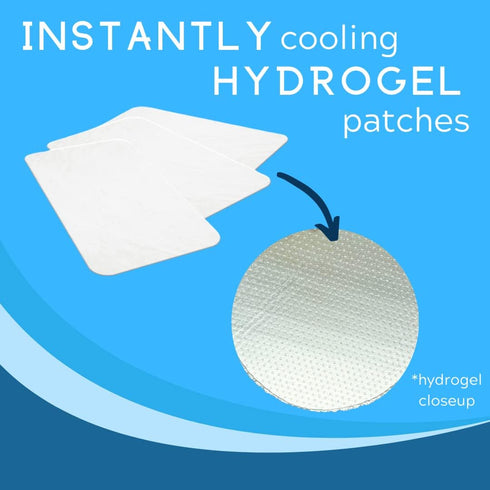 Migraine Relief Patch, Cooling Hydrogel Patches for Headaches, Made in the USA, 1 Pack